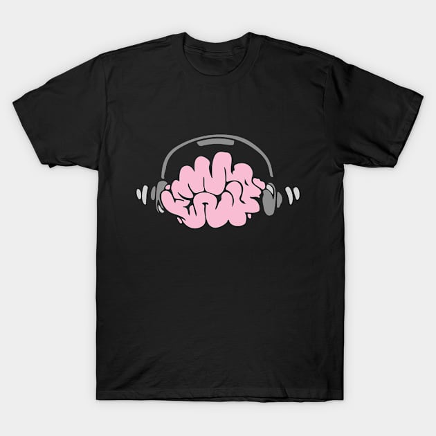 Think Music T-Shirt by TrapMonkie